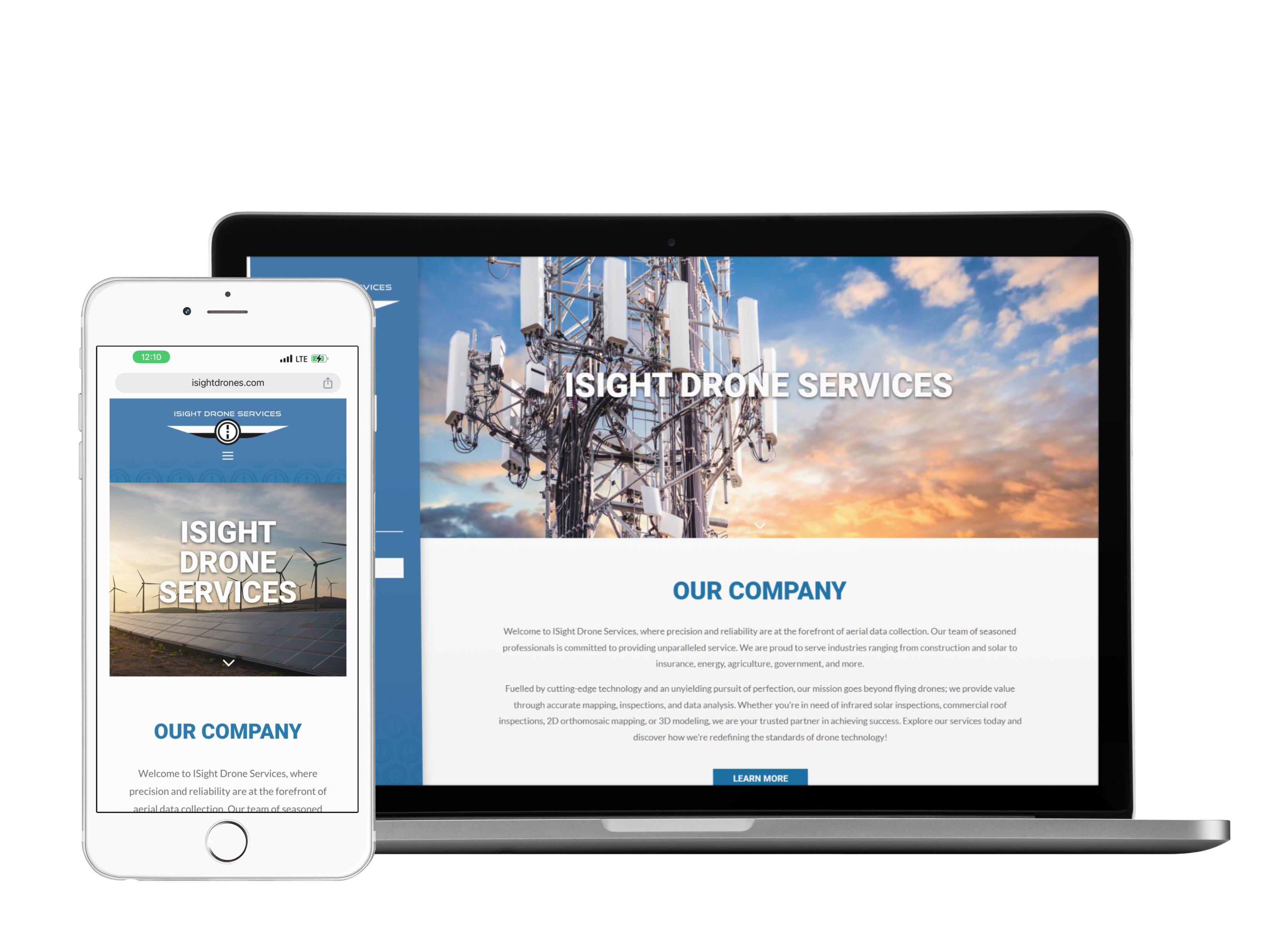 ISIGHT DRONE SERVICES WEBSITE