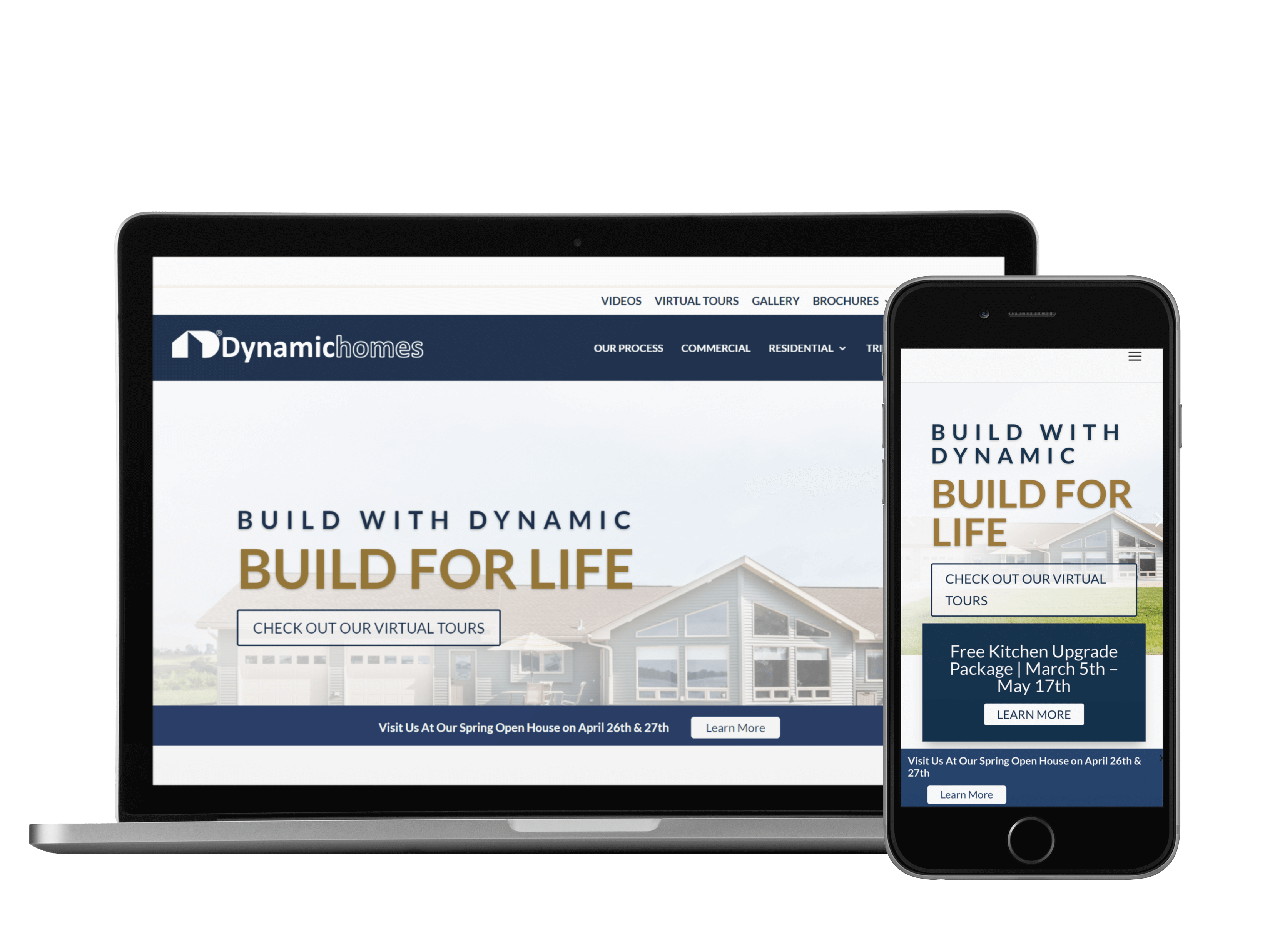 Dynamic Homes Website Design
